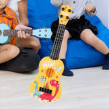 Maxbell Children Guitar Musical Toy Cartoon Animal Small Ukulele for Beginner Babies Yellow