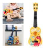 Maxbell Children Guitar Musical Toy Cartoon Animal Small Ukulele for Beginner Babies Yellow