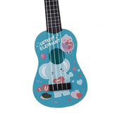 Maxbell Children Guitar Musical Toy Cartoon Animal Small Ukulele for Beginner Babies Elephant