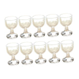 Maxbell 10x 1/12 Scale Dollhouse Wine Cups Life Scene for Dollhouse Bars Living Room