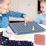 Maxbell Addition Board Game Math Manipulatives for Kids Boy and Girls Birthday Gifts blue