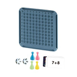 Maxbell Addition Board Game Math Manipulatives for Kids Boy and Girls Birthday Gifts blue