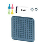 Maxbell Addition Board Game Math Manipulatives for Kids Boy and Girls Birthday Gifts blue