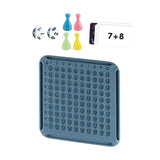 Maxbell Addition Board Game Math Manipulatives for Kids Boy and Girls Birthday Gifts blue