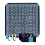 Maxbell Addition Board Game Math Manipulatives for Kids Boy and Girls Birthday Gifts blue