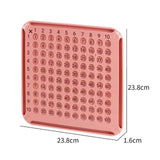 Maxbell Addition Board Game Math Manipulatives for Kids Boy and Girls Birthday Gifts pink