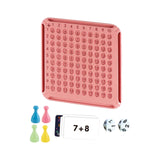 Maxbell Addition Board Game Math Manipulatives for Kids Boy and Girls Birthday Gifts pink