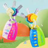 Maxbell Baby Car Keys Toy Educational Portable Remote Key Toy for Baby Toddlers Kids blue and Green