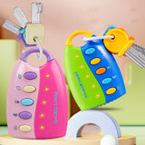 Maxbell Baby Car Keys Toy Educational Portable Remote Key Toy for Baby Toddlers Kids blue and Green