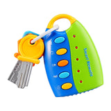 Maxbell Baby Car Keys Toy Educational Portable Remote Key Toy for Baby Toddlers Kids blue and Green