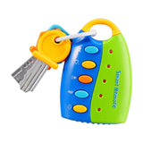 Maxbell Baby Car Keys Toy Educational Portable Remote Key Toy for Baby Toddlers Kids blue and Green