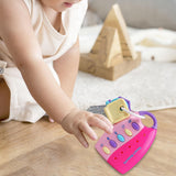 Maxbell Baby Car Keys Toy Educational Portable Remote Key Toy for Baby Toddlers Kids Pink