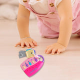Maxbell Baby Car Keys Toy Educational Portable Remote Key Toy for Baby Toddlers Kids Pink