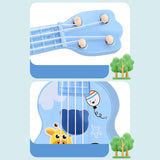Maxbell Ukulele Guitar Toy Kids Guitar Musical Toy for Baby Boys Girls Holiday Gifts Blue