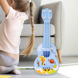 Maxbell Ukulele Guitar Toy Kids Guitar Musical Toy for Baby Boys Girls Holiday Gifts Blue