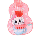 Maxbell Ukulele Guitar Toy Kids Guitar Musical Toy for Baby Boys Girls Holiday Gifts Pink