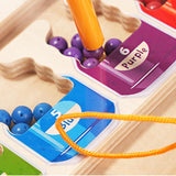 Maxbell Magnetic Color and Number Maze Toys Gift for 3+ Year Old Girls Boys Children