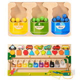 Maxbell Magnetic Color and Number Maze Toys Gift for 3+ Year Old Girls Boys Children