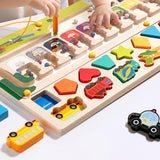 Maxbell Magnetic Color and Number Maze Toys Gift for 3+ Year Old Girls Boys Children