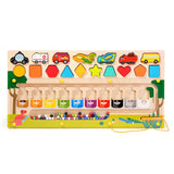 Maxbell Magnetic Color and Number Maze Toys Gift for 3+ Year Old Girls Boys Children