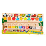 Maxbell Magnetic Color and Number Maze Toys Gift for 3+ Year Old Girls Boys Children