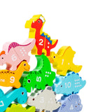 Maxbell Balance Block Game Table Game Early Education Toys for Family Wooden Stacker