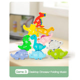 Maxbell Balance Block Game Table Game Early Education Toys for Family Wooden Stacker