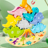 Maxbell Balance Block Game Table Game Early Education Toys for Family Wooden Stacker