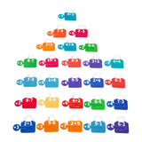 Maxbell Learning Lock Toys Alphabet and Arithmetic Math Cards Game for Children Kids Number