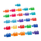 Maxbell Learning Lock Toys Alphabet and Arithmetic Math Cards Game for Children Kids Number