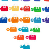 Maxbell Learning Lock Toys Alphabet and Arithmetic Math Cards Game for Children Kids Number