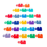 Maxbell Learning Lock Toys Alphabet and Arithmetic Math Cards Game for Children Kids Alphabet