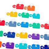 Maxbell Learning Lock Toys Alphabet and Arithmetic Math Cards Game for Children Kids Alphabet