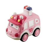 Maxbell Press and Go Car Durable Cute Vehicles Toys for Kindergarten Kids Preschool ambulance