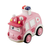 Maxbell Press and Go Car Durable Cute Vehicles Toys for Kindergarten Kids Preschool ambulance