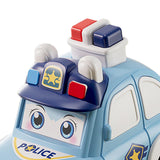 Maxbell Press and Go Car Durable Cute Vehicles Toys for Kindergarten Kids Preschool police car