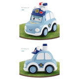Maxbell Press and Go Car Durable Cute Vehicles Toys for Kindergarten Kids Preschool police car