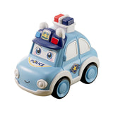 Maxbell Press and Go Car Durable Cute Vehicles Toys for Kindergarten Kids Preschool police car