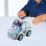 Maxbell Press and Go Car Durable Cute Vehicles Toys for Kindergarten Kids Preschool police car