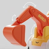 Maxbell Press and Go Car Durable Cute Vehicles Toys for Kindergarten Kids Preschool engineering car