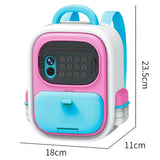 Maxbell ATM Savings Bank Fingerprint and Password Money Saving Box for Kids Children Pink