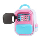 Maxbell ATM Savings Bank Fingerprint and Password Money Saving Box for Kids Children Pink