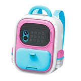 Maxbell ATM Savings Bank Fingerprint and Password Money Saving Box for Kids Children Pink