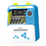 Maxbell ATM Piggy Bank Early Development Auto Scroll ATM Machine for Boys Girls Kids Blue