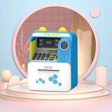 Maxbell ATM Piggy Bank Early Development Auto Scroll ATM Machine for Boys Girls Kids Blue