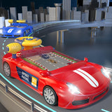 Maxbell Electric Simulation Steering Wheel Toy Simulation Driving for Teens Children Red