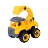Maxbell Children Construction Truck Screwdriver Toy Take Apart Car Toy for Children Digger