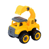 Maxbell Children Construction Truck Screwdriver Toy Take Apart Car Toy for Children Digger