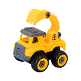 Maxbell Children Construction Truck Screwdriver Toy Take Apart Car Toy for Children Digger