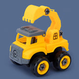 Maxbell Children Construction Truck Screwdriver Toy Take Apart Car Toy for Children Digger